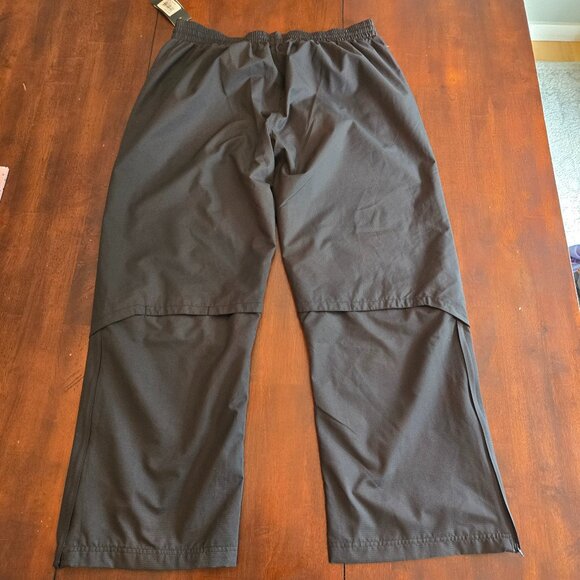 NWT Adidas Track Pants Mens XXXL Black Zip Vented Ankle - Picture 2 of 8